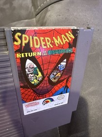 Cartucho Spider-Man: Return of the Sinister Six Nintendo NES solo probado limpio