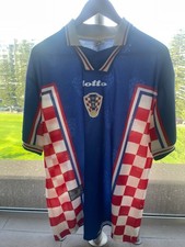 LOTTO Calcio Italia HNS Jersey Top Football  VINTAGE Rare 1998 1999 Blue Size XL