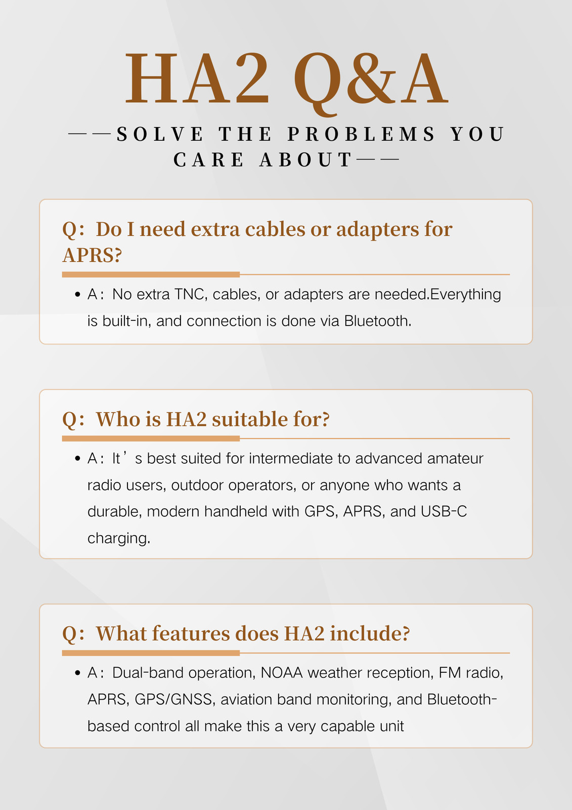 Ailunce HA2 Handheld Ham Radio IP67 Waterproof Bluetooth APP Control APRS/GPS