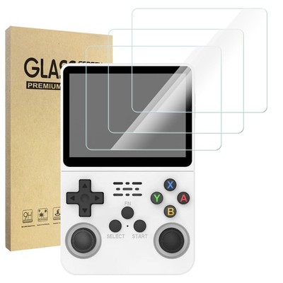 3-Pack Screen Protector with R36S/ R35S/ RGB20S 3.5'' Handheld Game Console, T...