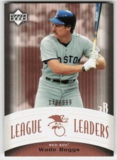 2005 Upper Deck Classics #LL-WB Wade Boggs BASEBALL Boston Red Sox