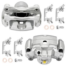 Pair Front Brake Calipers W Bracket Fits Nissan Altima 2013-2021 Leaf 2014-2017