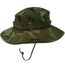 1969 Size 7 1/8 Vietnam War ERDL Boonie Hat Camouflage Uniform LRRP SF Recon SOG