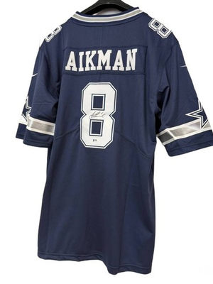 #ad Troy Aikman Signed Jersey Autographed Size L BAS Authentication $180.00