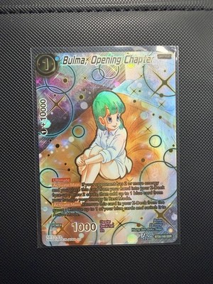 Bandai Dragon Ball Super Card Game Bulma Opening Chapter BT30-149 GDR Foil