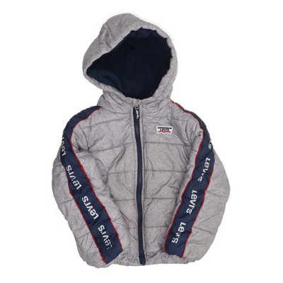 Levi Strauss & Co, Winterjacke, Unisex (Kinder), Größe: 98, Grau/Blau #kyZ