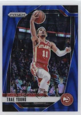 2024-25 Panini Prizm Blue Seismic Prizm 72/99 Trae Young #84 hs9