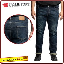 Men's stretch jeans PLUS SIZES light denim trousers from 54 to 88 Maxfort