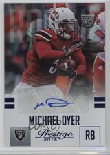 2015 Panini Prestige Rookie Extra Points Blue Signatures Michael Dyer Auto 1h1