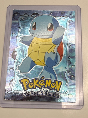1999 Topps Pokemon Movie Edition Squirtle E7 of 12 Holo 
