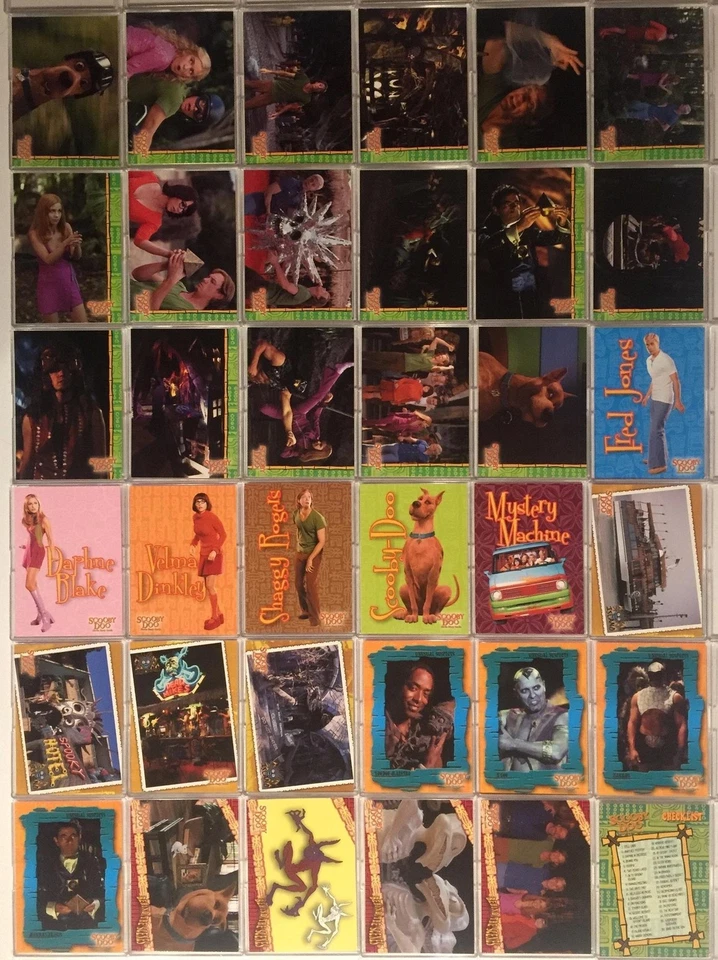 Scooby Doo Movie 1 Base Card Set 72 Cards Inkworks 2002 - Image 2 of 4