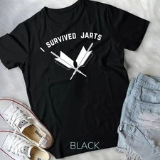 Retro Lawn Darts Shirt, Funny Survived Jarts Gift Unisex T-shirt