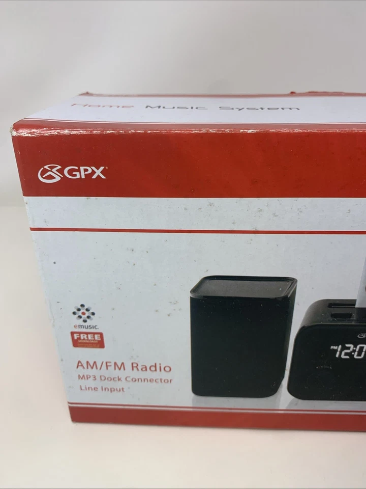 GPX Home Music System MP3 Ready HM109B AM/FM Radio New Open Box - Image 2 of 4