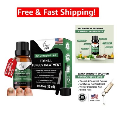 Extra Strength Toenail Fungus Treatment with Tea Tree & Oregano Oil - 0.5 Fl Oz