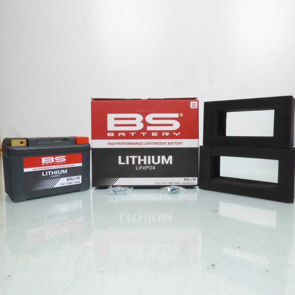 Batterie Lithium BS Battery ultra légère haute performance pour Triumph Rocket 2300