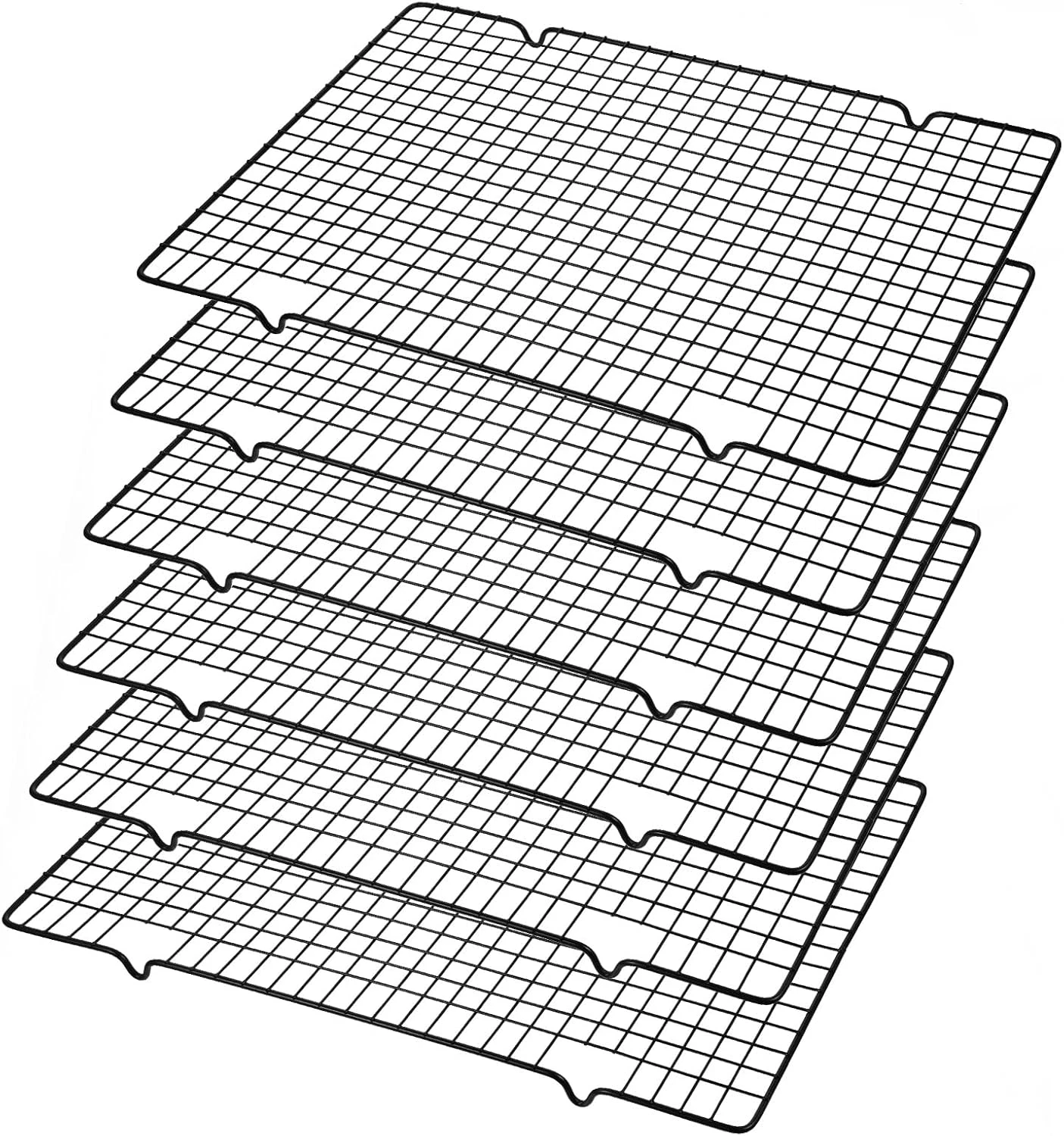 6 Packs Cooling Racks 16"X10" Baking Rack for Cooking and Baking Oven Wire Rack
Opens in a new windo