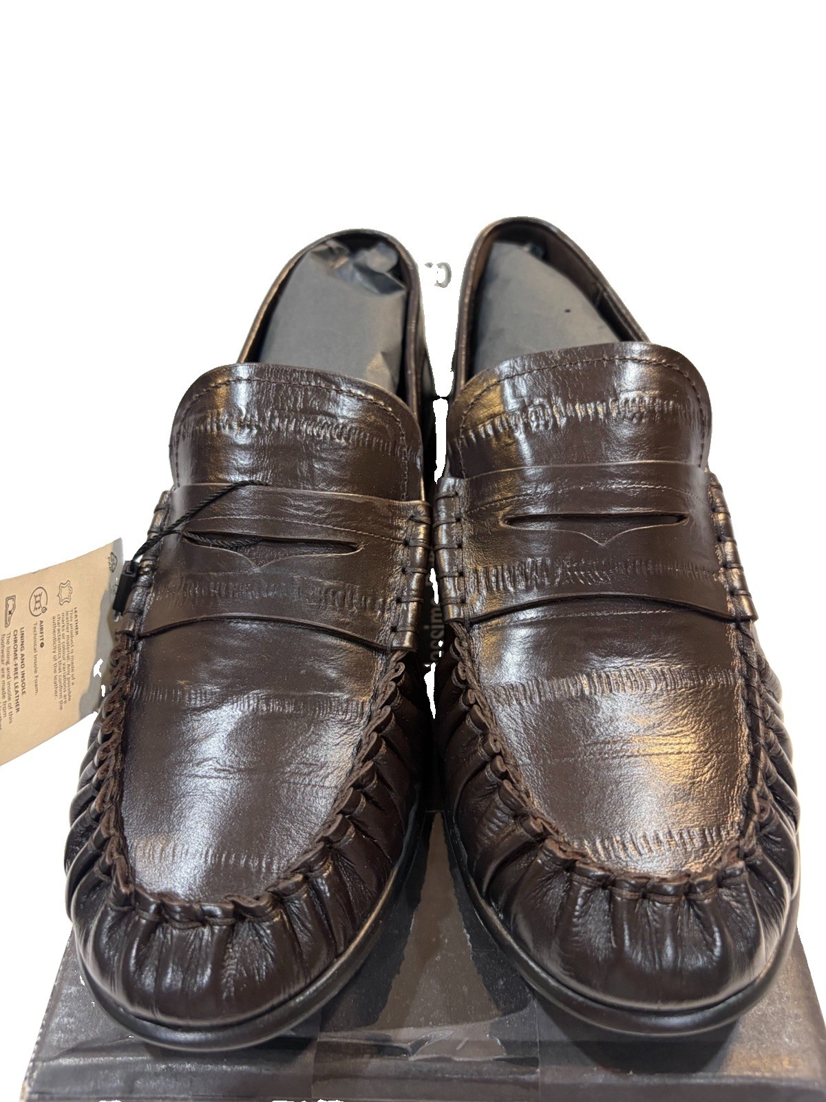 Massimo Dutti Women’s Mocasin Antifaz - SOFT LEATHER LOAFERS, Size 7.5