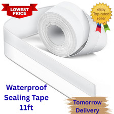 BLAZOR Bath Sealant Strip, Anti Mould Tape, Waterproof 10.8Ft X 1Roll 
