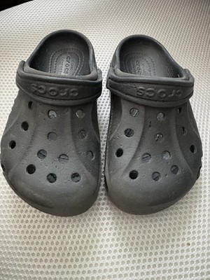 Crocks Black Clog for Kids Size C10 Summer Shoes Slid On Shoes