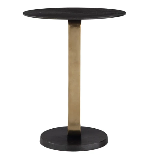 Uttermost Aperture Brass Accent Table - Picture 3 of 5