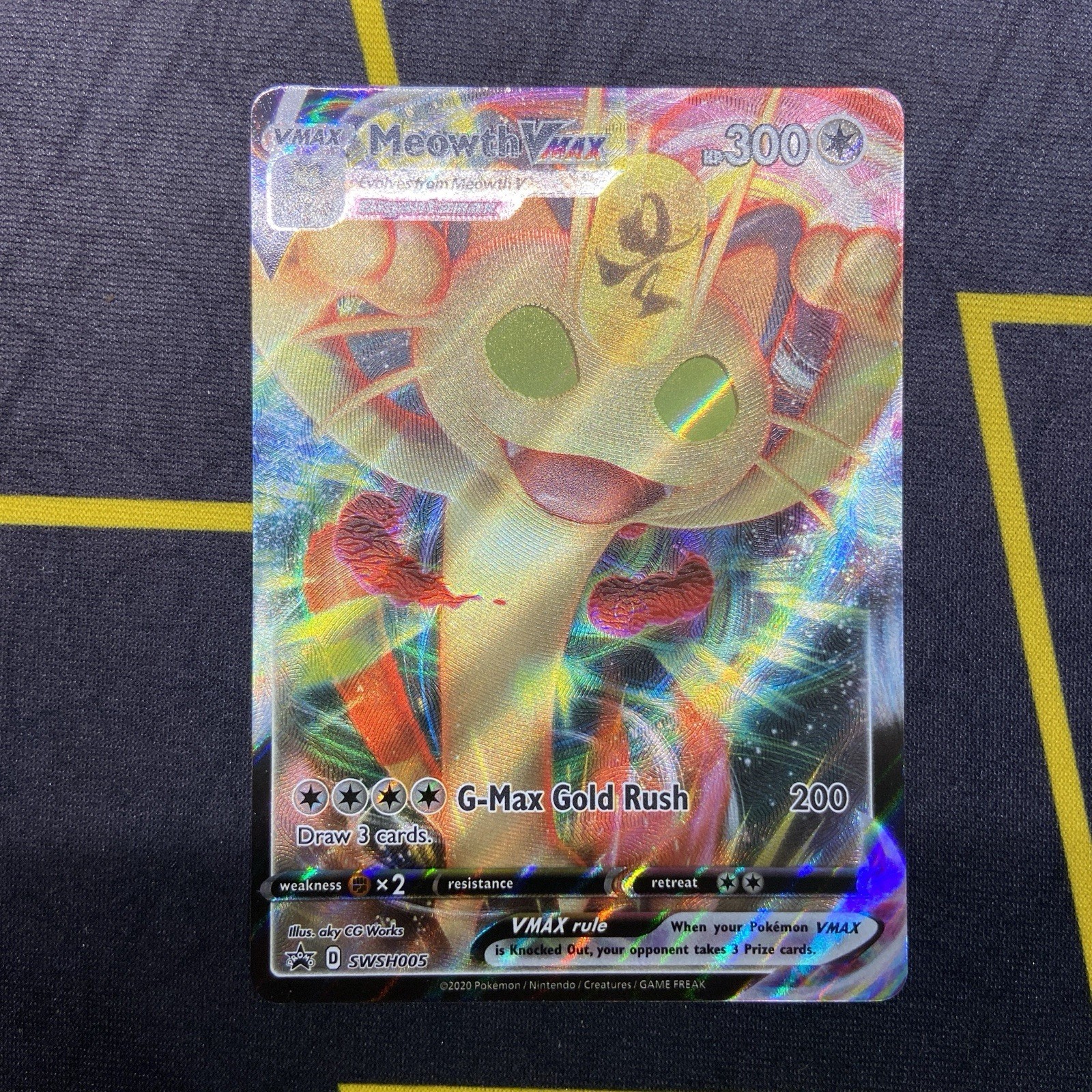 Meowth VMAX SWSH005 - SWSH Black Star Promos - 2020 Pokémon - NM