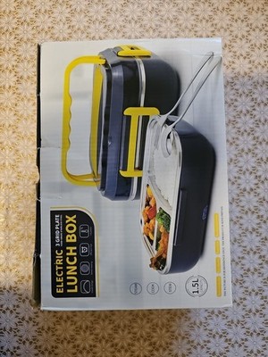 Electric Lunch Box Single Layer Stainless Steel Inner Liner Portable Food Warmer
