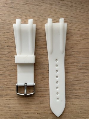 Ulysse Nardin El Toro 26mm White Rubber Watch Strap