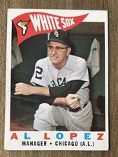 1960 Topps Al Lopez Chicago White Sox HOF #222 EX