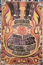 Rare 2012 CRACKER SOUTHERN CULTURE ON THE SKIDS CAMPOUT EAST POSTER BY CONVOY