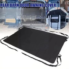 UNIVERSAL REAR BARN DOOR AWNING COVER Waterproof Sunshade Cover Van Rear Shade