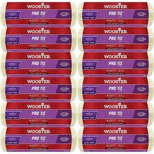 Wooster Genuine 9" Pro Tiz 3/16" Nap Foam Roller Cover 12-Pack, R265-9-12PK