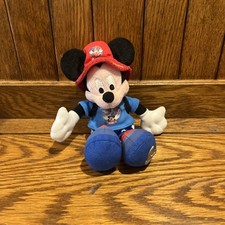 Walt Disney World Resort MICKEY MOUSE Bean Bag Plush Doll Tourist Backpack Hat