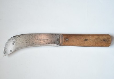 Antique Swedish L. F. Stahlberg Eskilstuna Cobblers Knife Leathercraft Carving