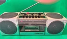 Sanyo M-S400 "Boom Box" AM/FM STEREO RADIO CASETTE - 4 SPEAKER-TESTED