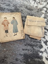 Antique 1930s McCall Sewing Pattern 7953 Ladies Smock Small