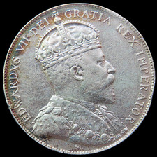 1908 Canada 50 Cents EF40 ICCS