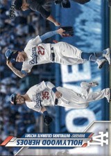 2020 Topps #298 Hollywood Heroes Cody Bellinger Alex Verdugo - BB