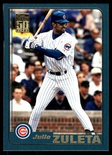 Julio Zuleta 2000 Bowman Draft Picks & Prospects #5 Cubs MLB READ FREE SHIPPING