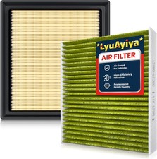 Cabin & Engine Air Filter Combo Set Fit for Subaru Ascent (19-25); for Legacy