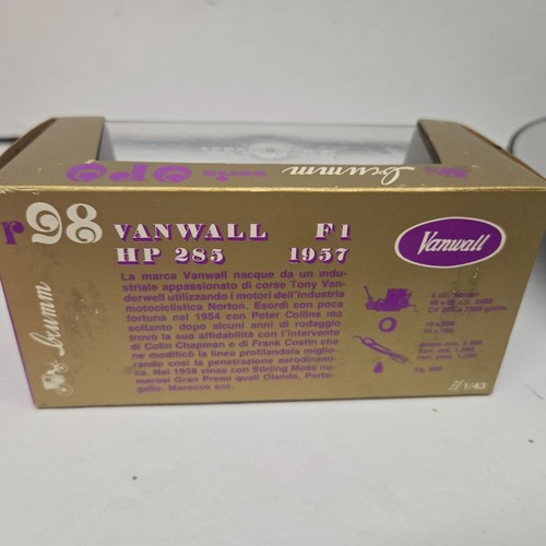 Vintage NEW IN BOX Brumm Series 1:43 R98 Van Wall F1 Grand Prix 1937 #18 - Picture 9 of 13