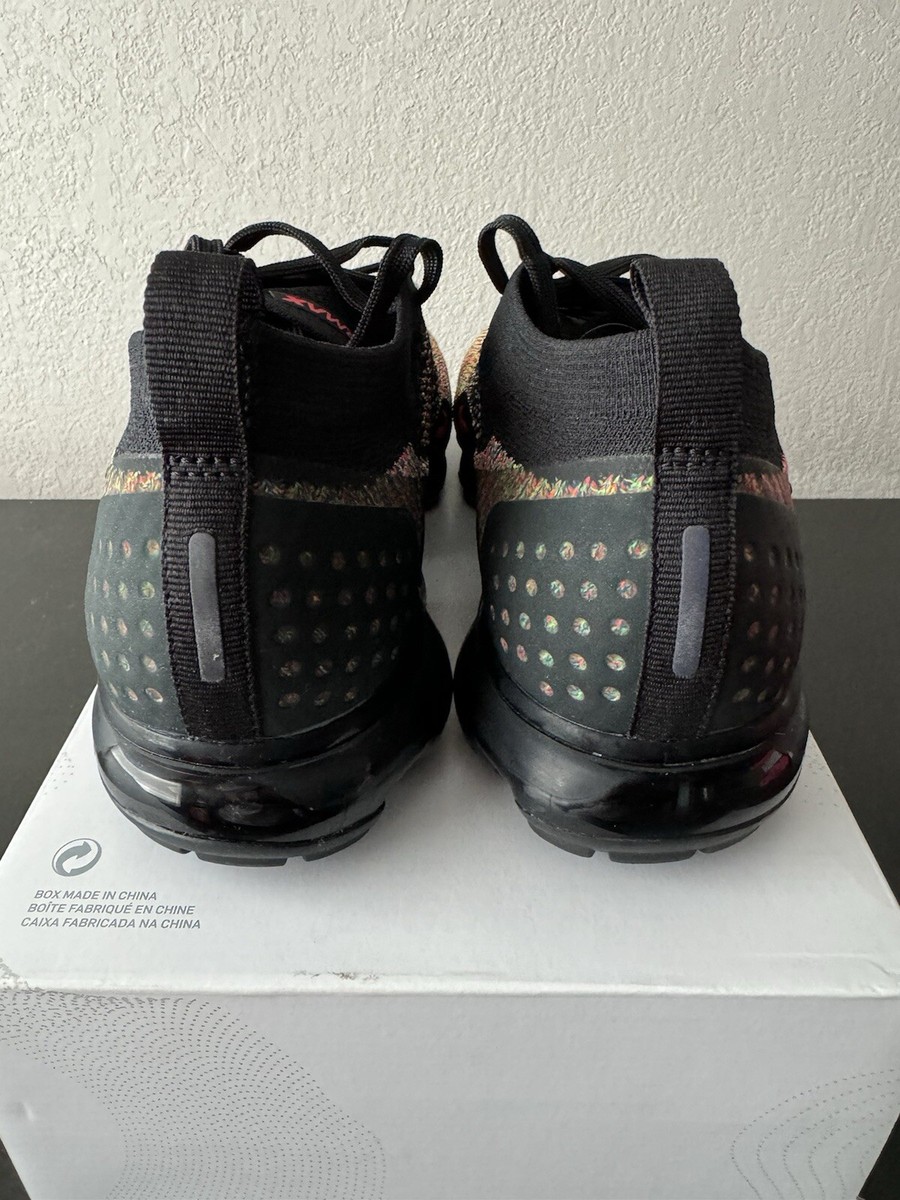 Nike Air Vapormax Flyknit 2 'Black Multi-Color' 942842-017 Nike Air Vapormax Flyknit 2 'Black Multi-Color' 942842-017