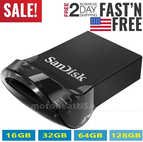 SanDisk Ultra Fit 16GB 32GB 64GB 128GB USB 3.1 Flash Drive Expansion Memory