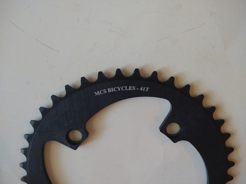 MCS Bicycles 4 Bolt Aluminum Chainring 41T 41Tooth Mid School BMX Great Cond - Picture 7 of 9