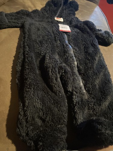Reebok Baby Girl’s 0-3 Months 1 Piece Snow Suit Black Or Blue MSRP: $75.00 - Picture 3 of 12