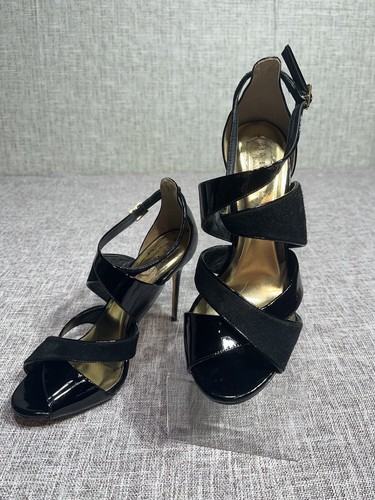 Ted Baker Albace SZ EU 39.5 US 8.5 Women’s Black High Heels Sandals Leather - Picture 7 of 11
