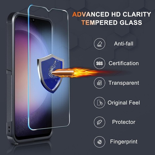 Funda para teléfono Samsung Galaxy A16 5G A15 A14 A35 + Protector de pantalla resistente - Imagen 8 de 76