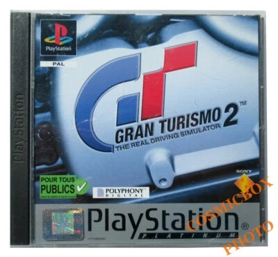 GRAN TURISMO n° 2 platinum + guide jeu course PlayStation 1 psx ps1 ps2 complet - Photo 1/3