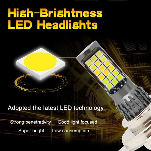 H4 BA20D Motorcycle LED Headlight Three Colors Motorcycle Scooter Light 36smd - Picture 4 of 24