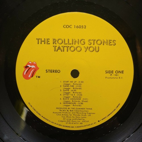 Tattoo You by The Rolling Stones Vintage Vinyl COC 16052 1981 - Picture 7 of 10