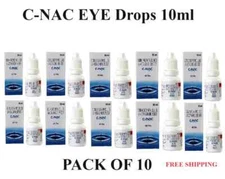 C-NAC Eye Drops, N-Acetyl-Carnosine Eye Drops - 10 ml (Pack of 10) Free Shipping